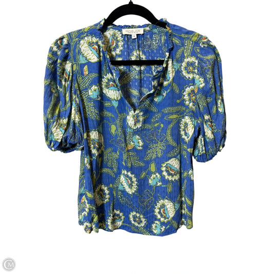 Top Short Sleeve By Rachel Zoe In Floral Print, Size: S