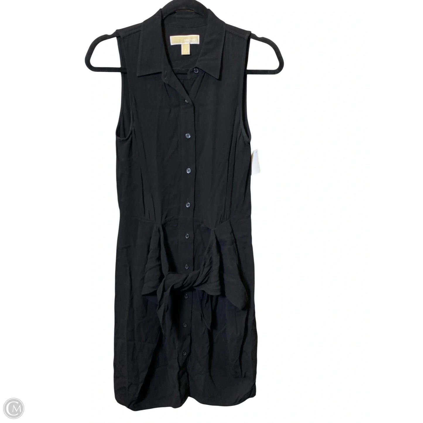 Dress Casual Midi By Michael By Michael Kors In Black, Size: 0