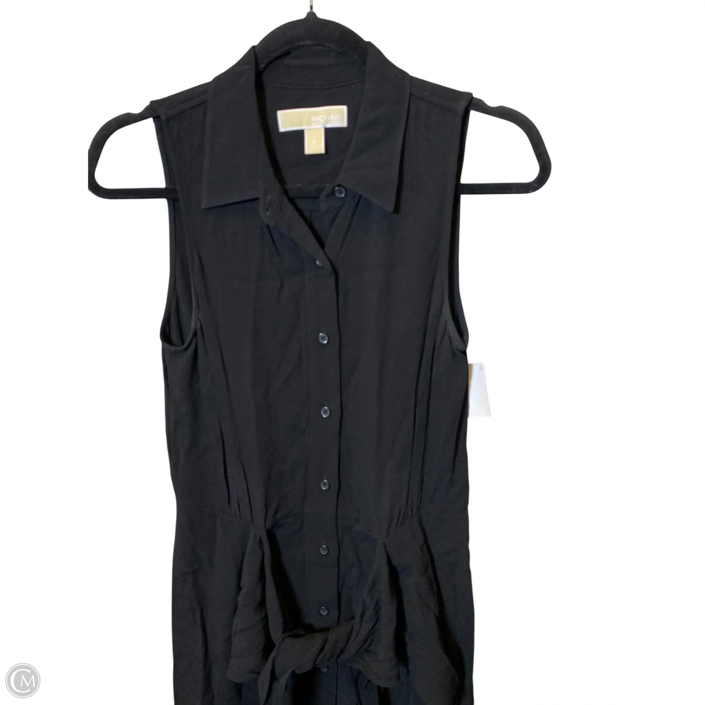 Dress Casual Midi By Michael By Michael Kors In Black, Size: 0