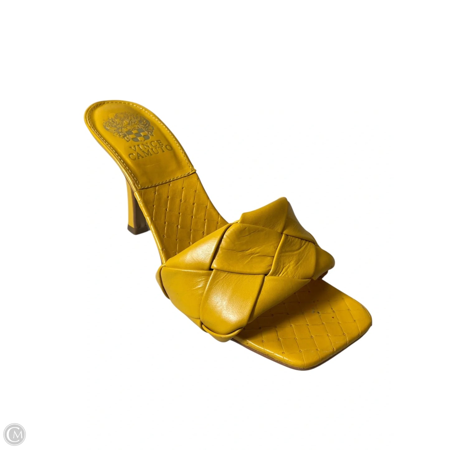 Shoes Heels Stiletto By Vince Camuto In Yellow, Size: 7