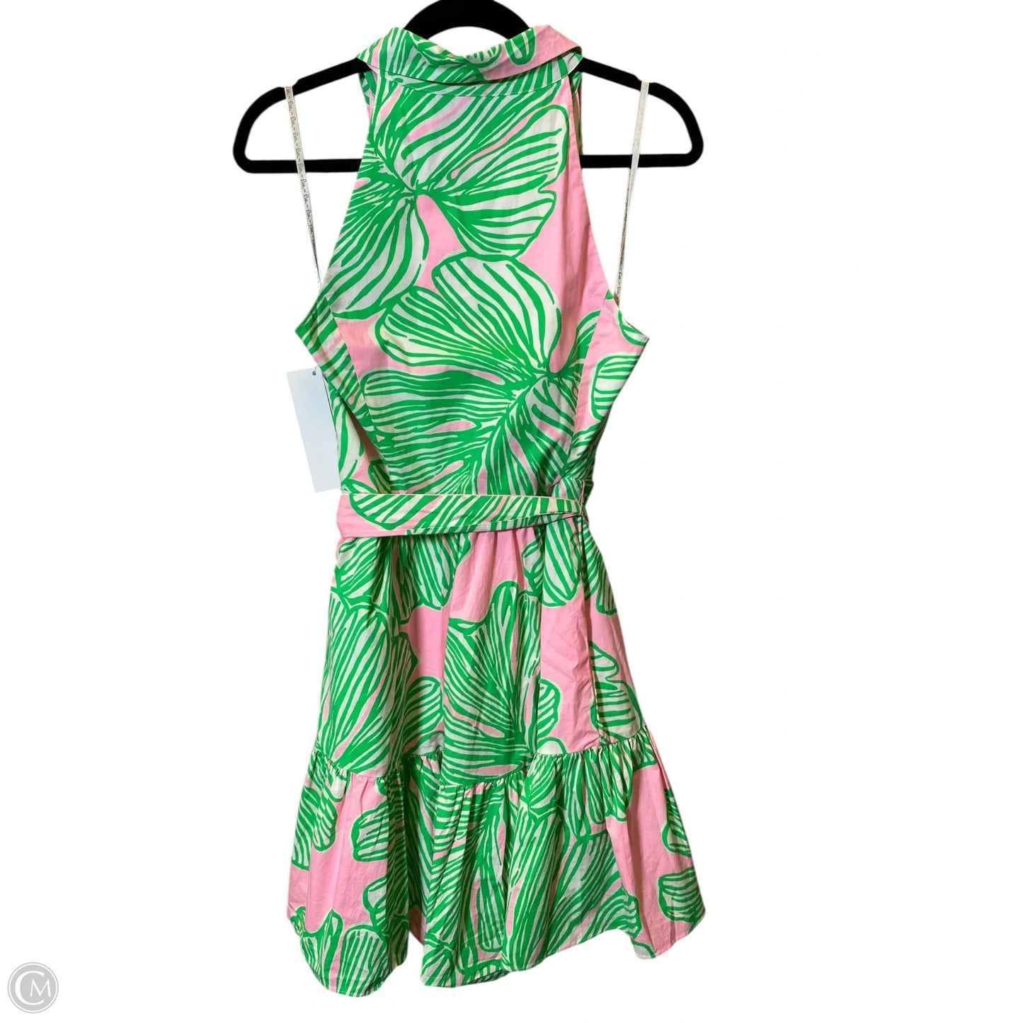Dress Designer By Lilly Pulitzer In Green & Pink, Size: M