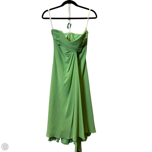 Dress Party Midi By David’s Bridal In Green, Size: 4