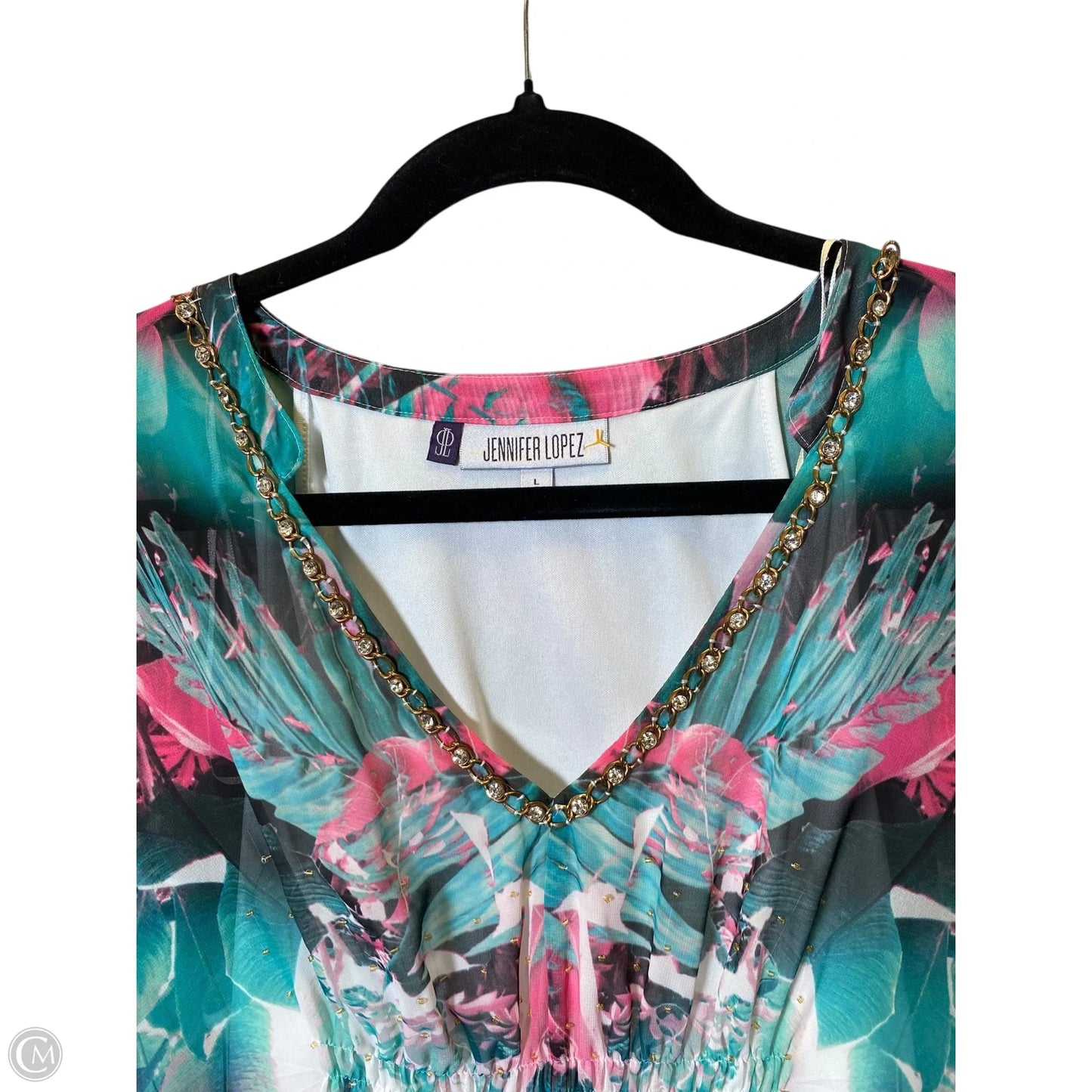 Swimwear Cover-up By Jennifer Lopez In Multi-colored, Size: L