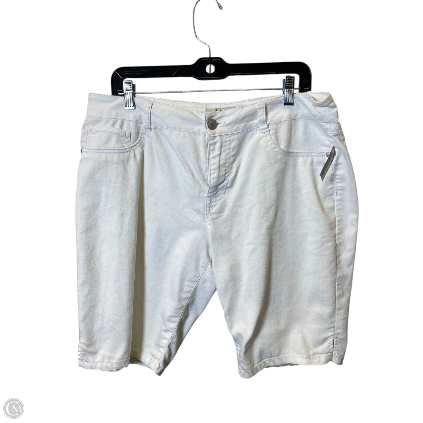 Shorts By D Jeans In White, Size: 14