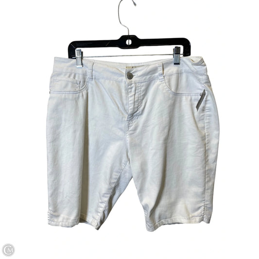 Shorts By D Jeans In White, Size: 14