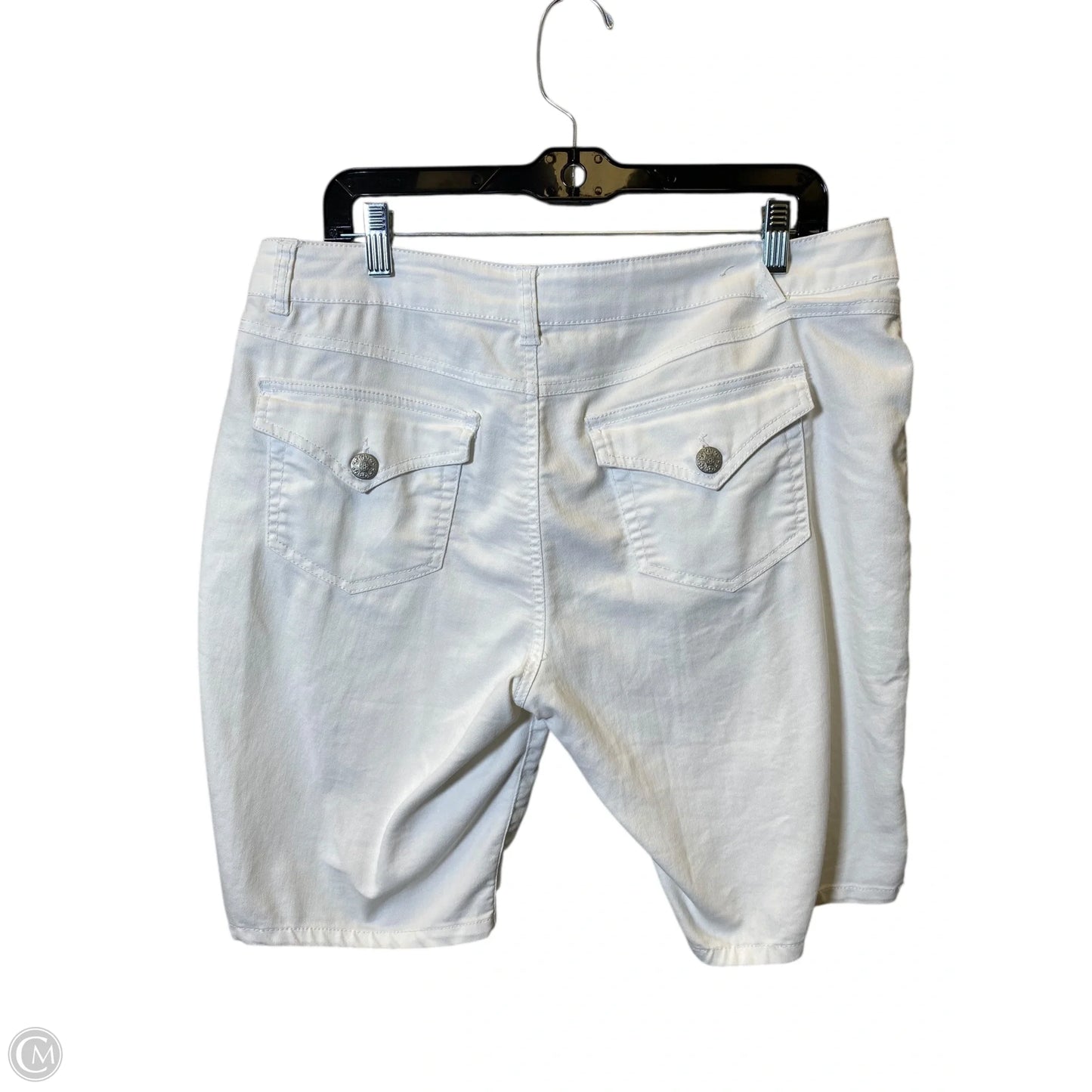 Shorts By D Jeans In White, Size: 14