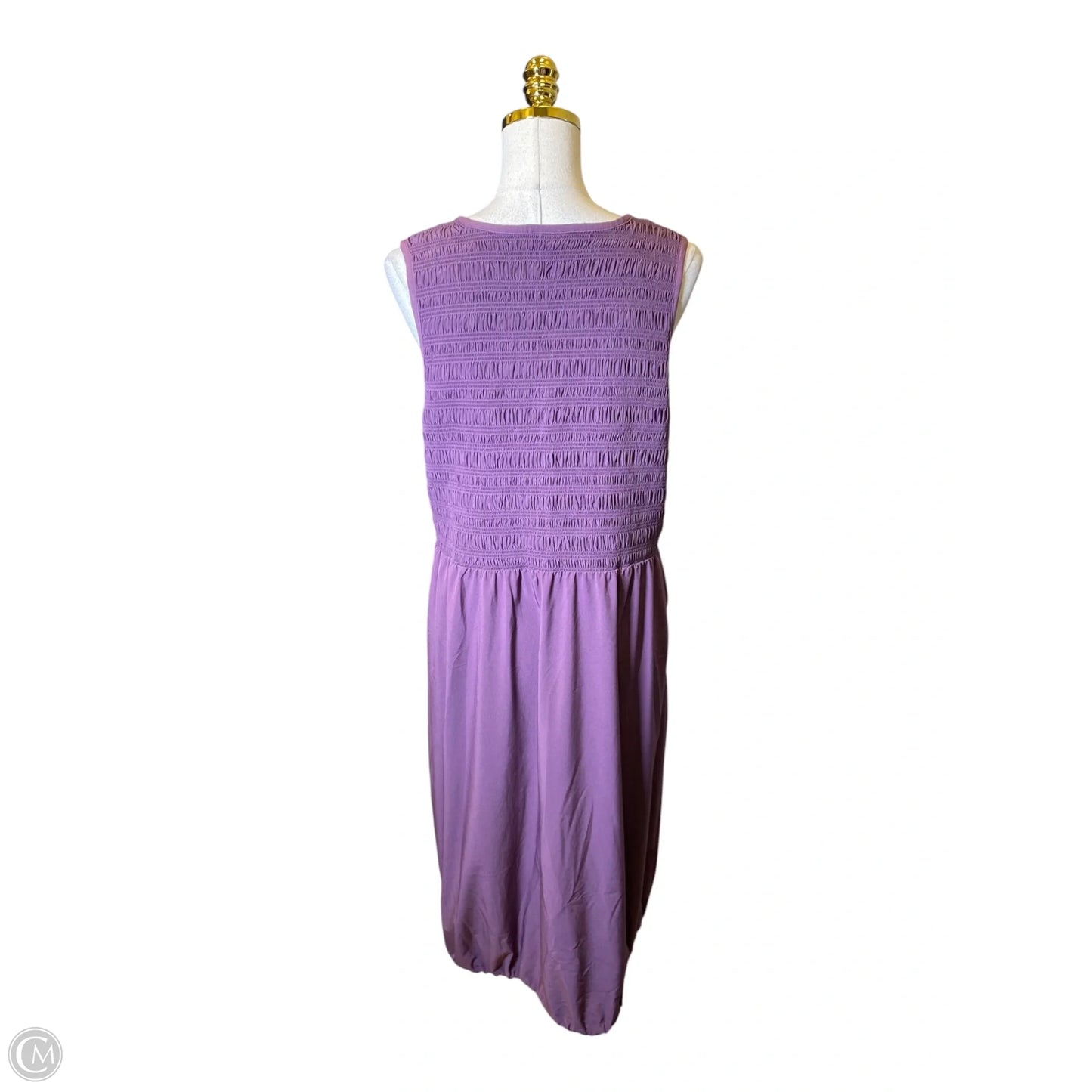 Dress Casual Maxi By Chicos In Purple, Size: Xl