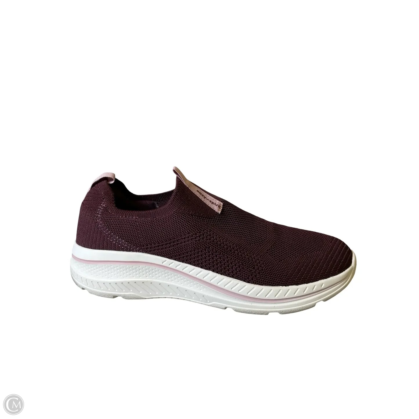 Shoes Flats By Easy Spirit In Maroon, Size: 11