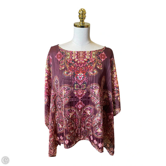 Top Short Sleeve By Chicos In Multi-colored, Size: 2x