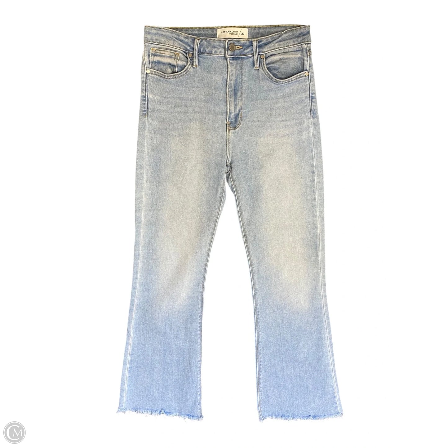Jeans Straight By Just Black In Blue Denim, Size: 4