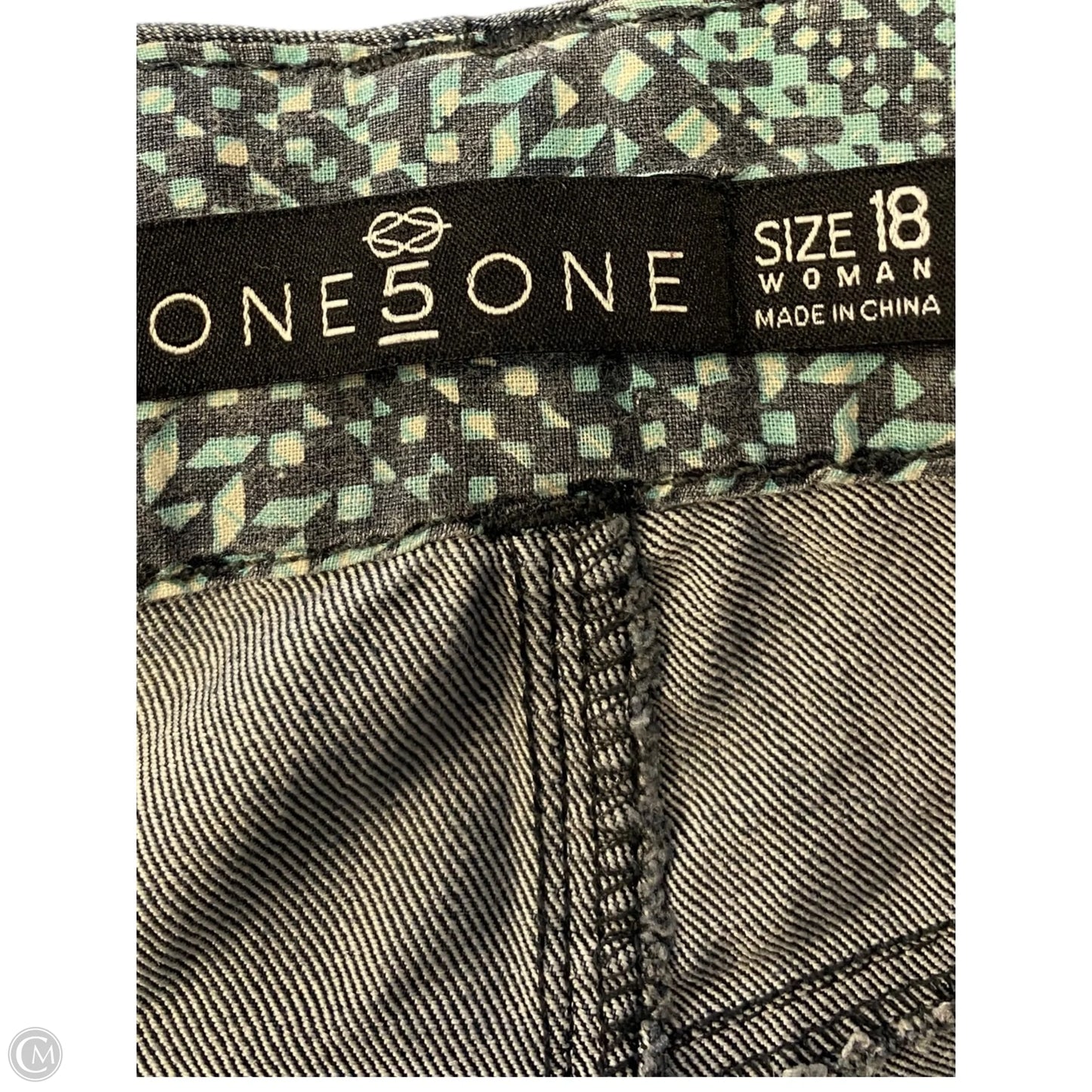 Shorts By One 5 One In Blue Denim, Size: 18