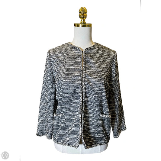 Cardigan By Max Studio In Black & White, Size: M