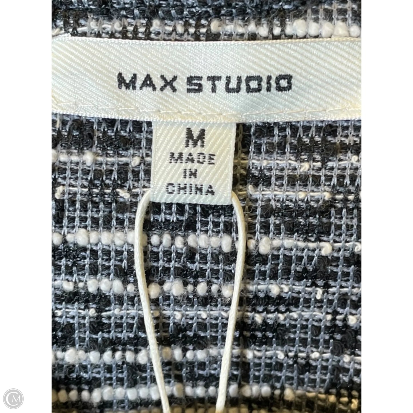Cardigan By Max Studio In Black & White, Size: M