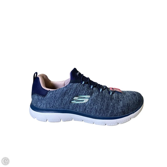 Shoes Athletic By Skechers In Blue, Size: 10