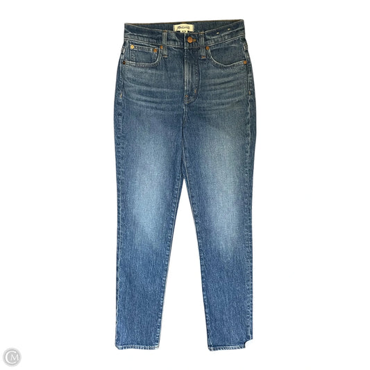 Jeans Skinny By Madewell In Blue Denim, Size: 2