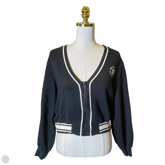 Jacket Fleece By Pink In Black, Size: L
