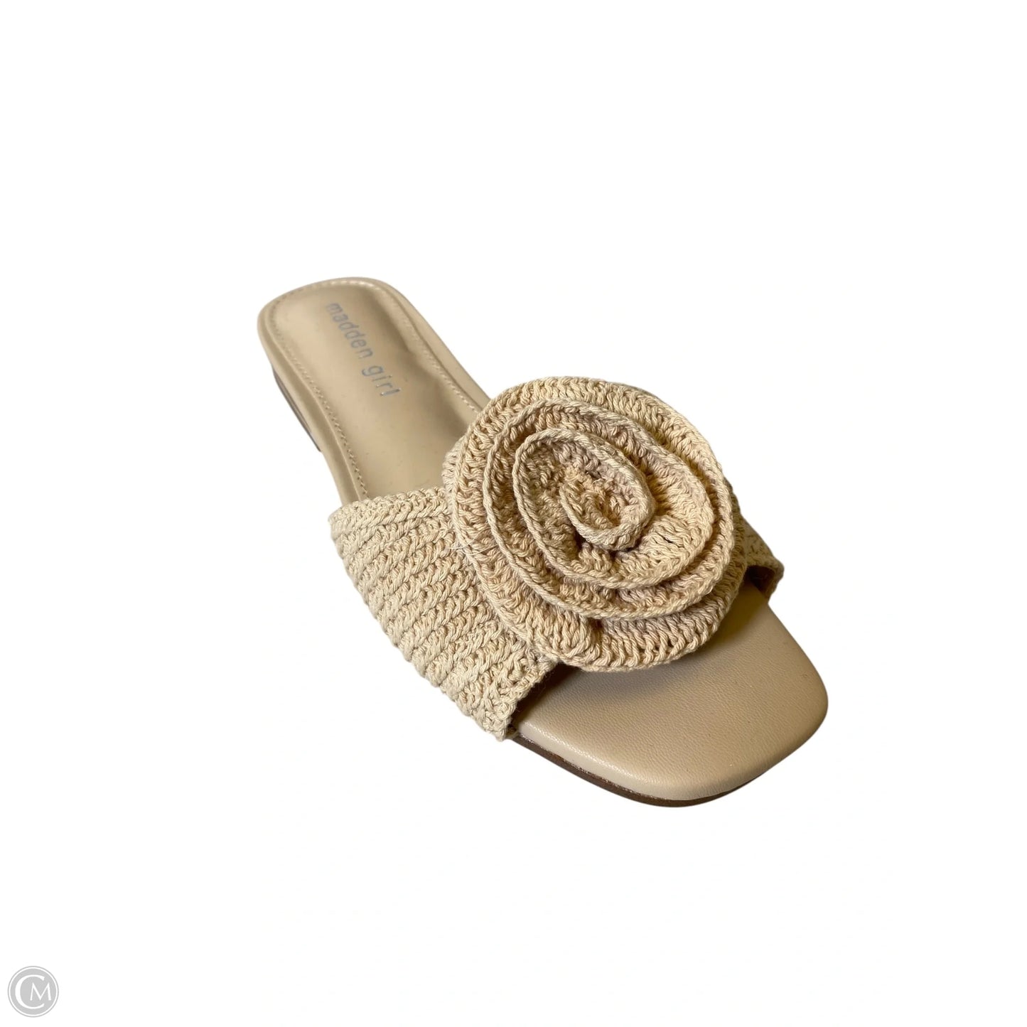 Sandals Flats By Madden Girl In Tan, Size: 6