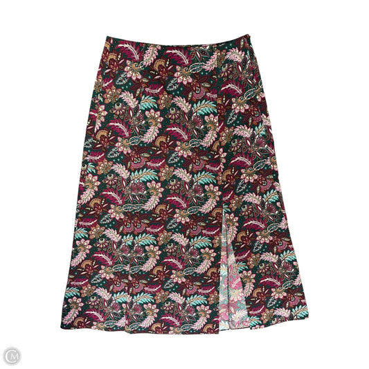 Skirt Maxi By Loft In Multi-colored, Size: 6