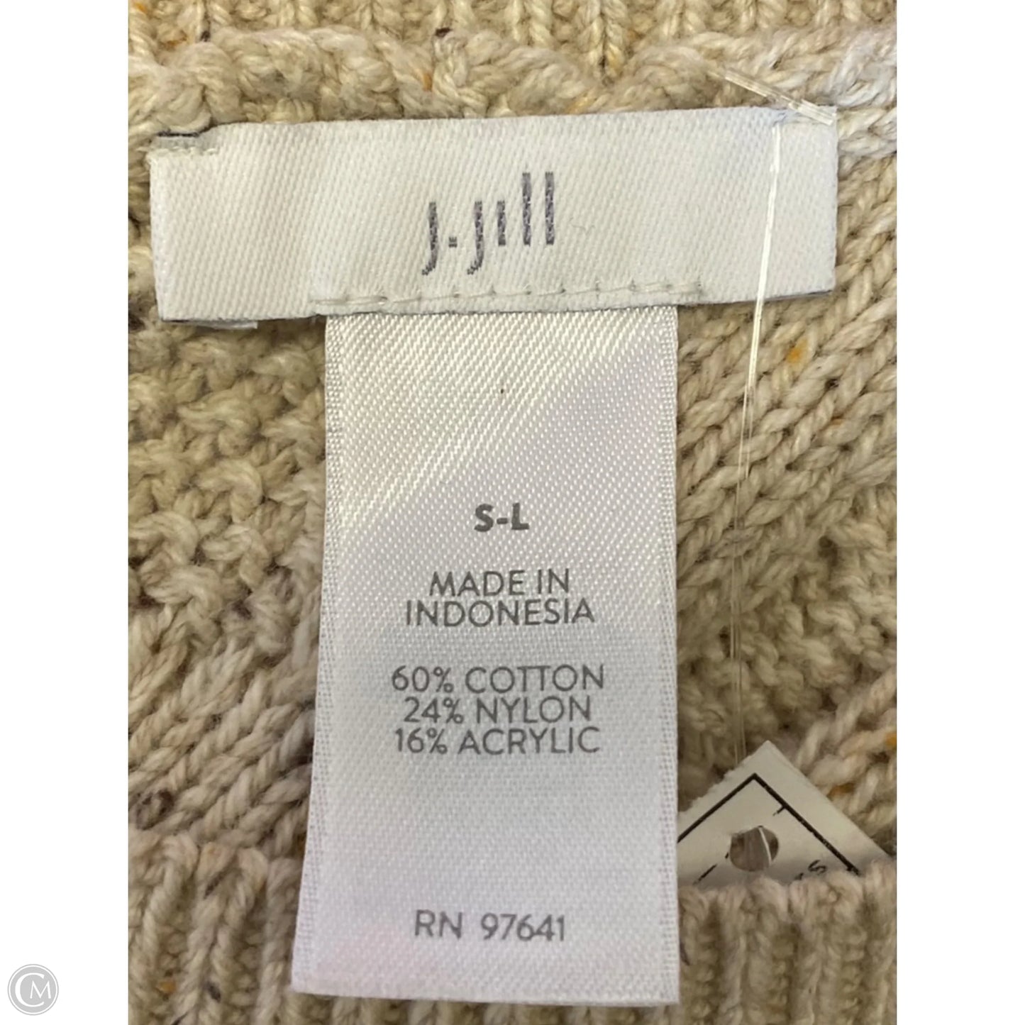 Shawl By J. Jill In Beige, Size: L