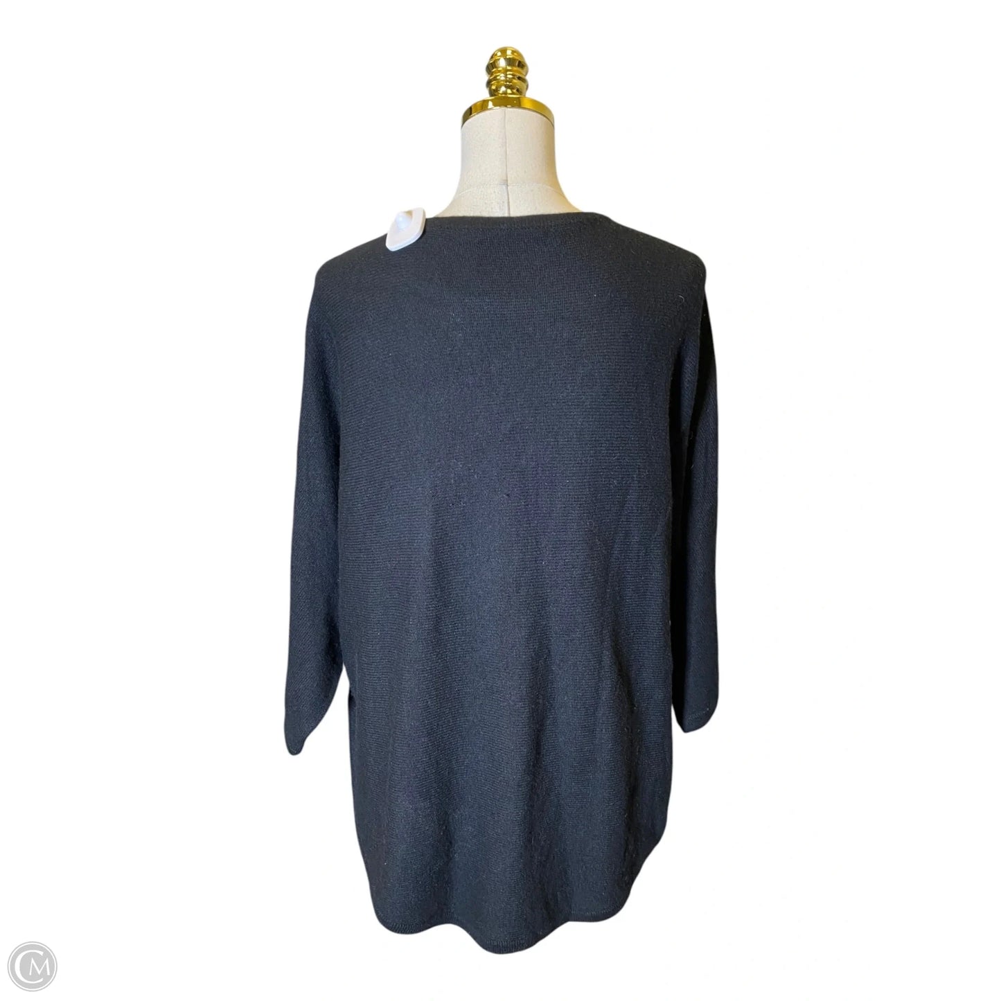 Sweater By Clothes Mentor In Black, Size: L