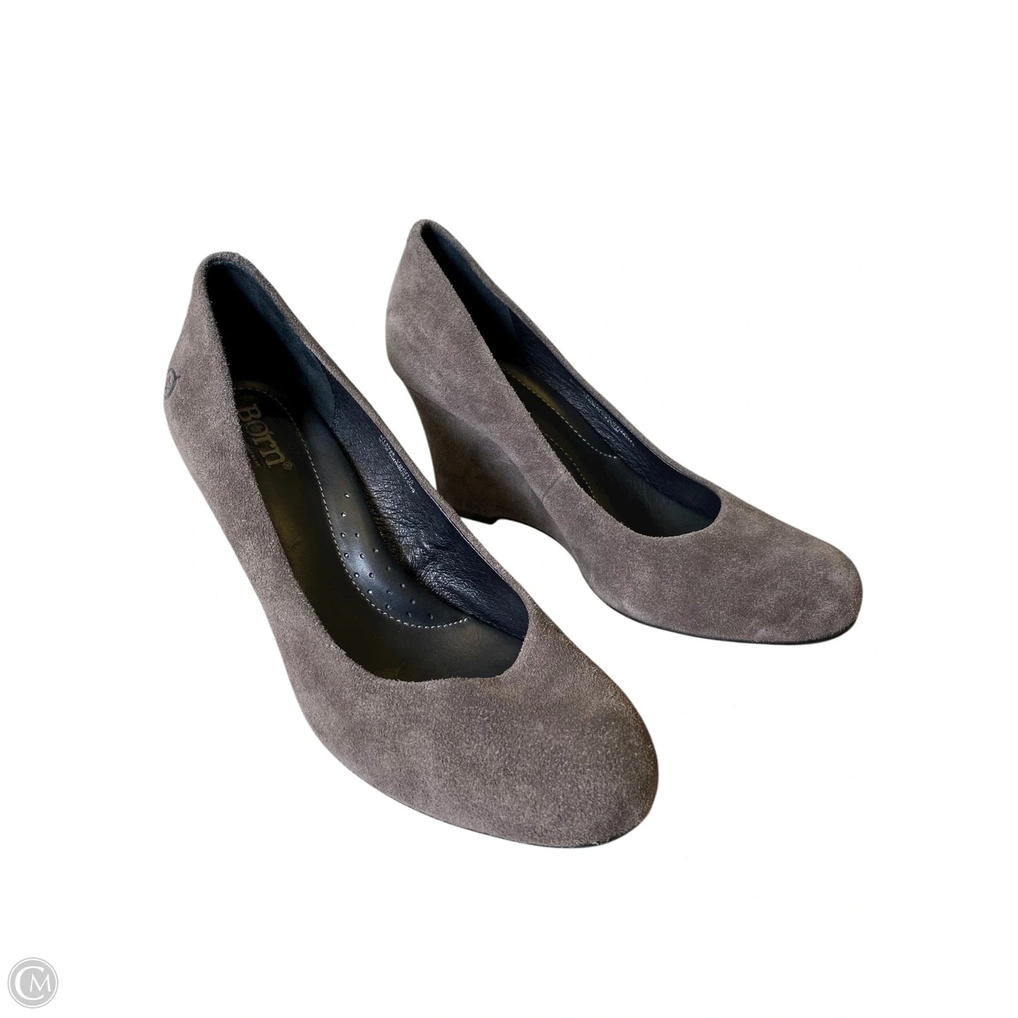 Shoes Heels Block By Born In Grey, Size: 7