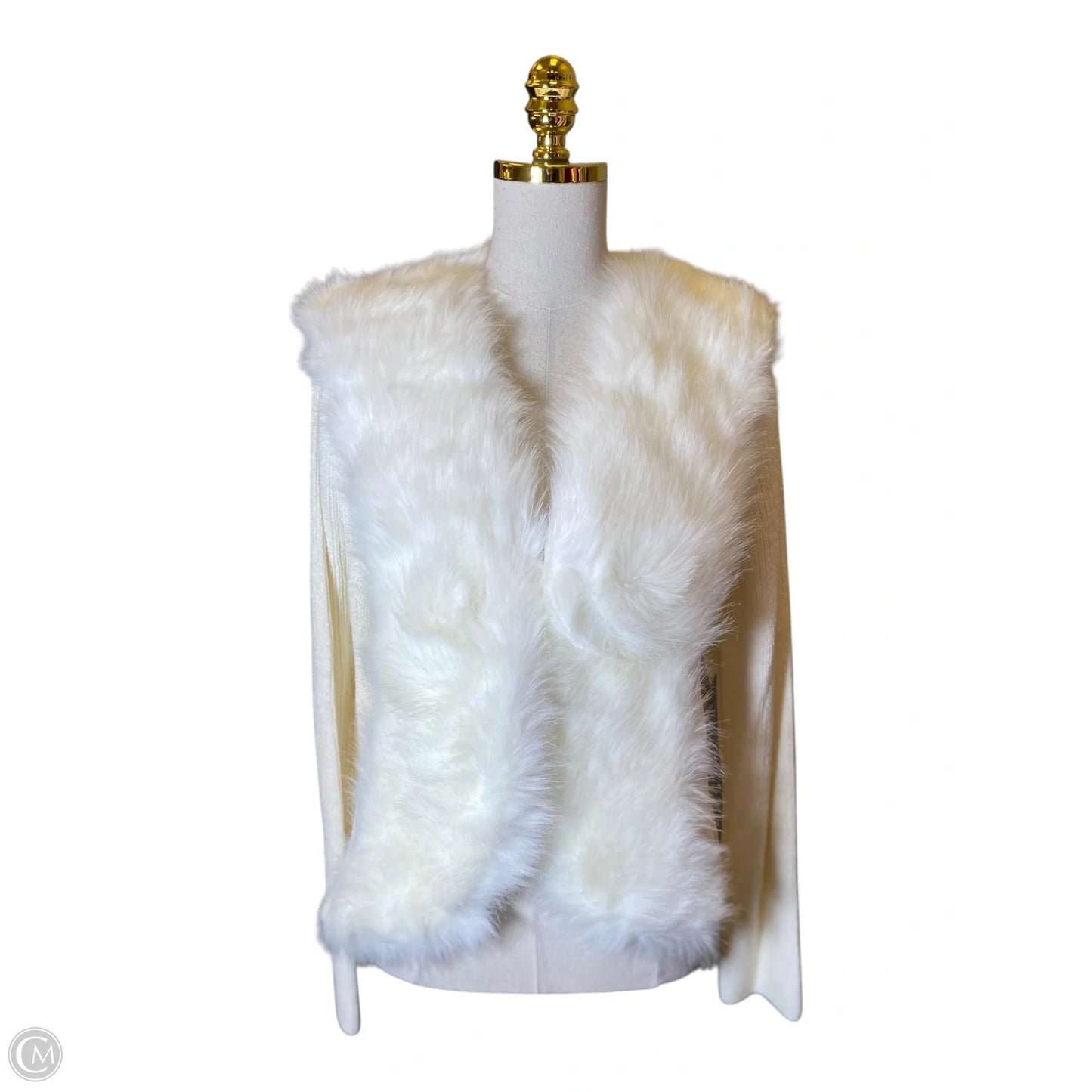Sweater By Lisa International In Cream, Size: L