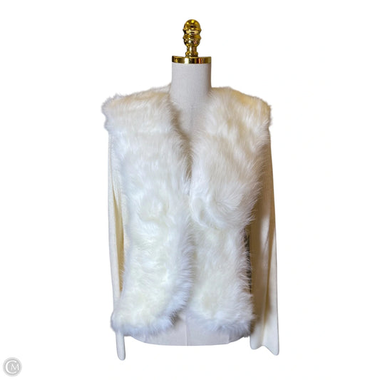 Sweater By Lisa International In Cream, Size: L