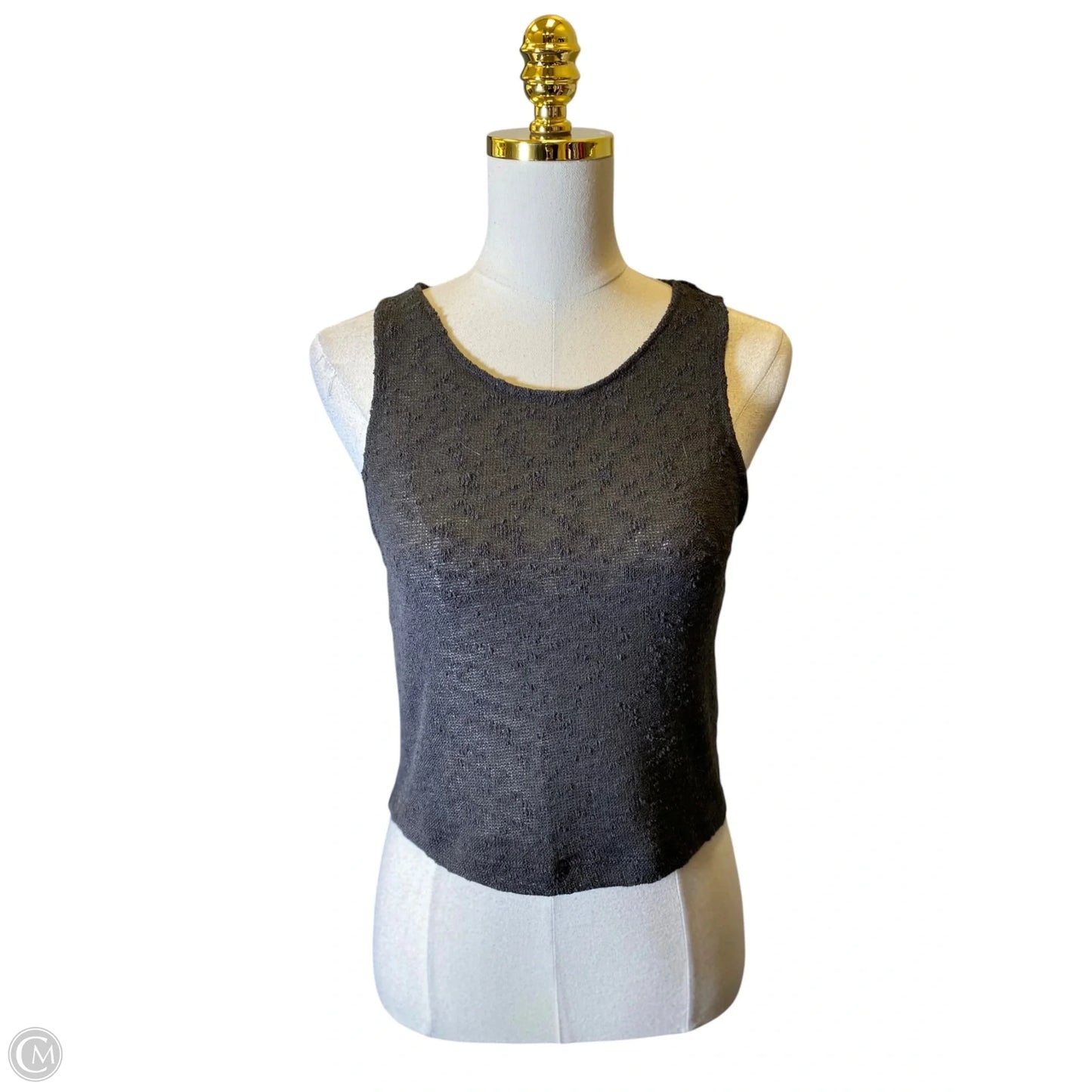 Top Sleeveless By H&m In Grey, Size: Xs