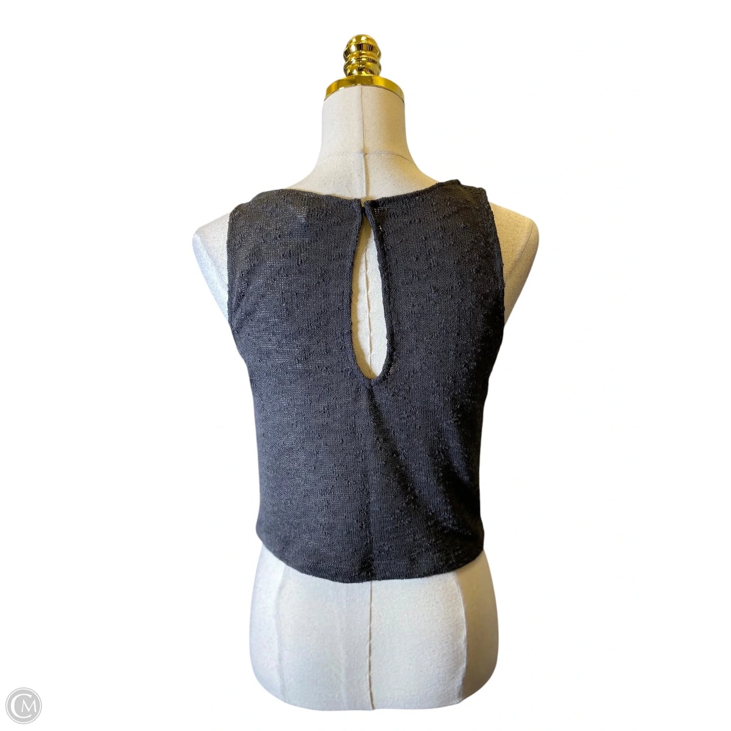 Top Sleeveless By H&m In Grey, Size: Xs