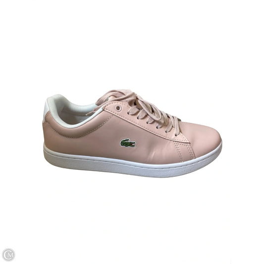 Shoes Sneakers By Lacoste In Pink, Size: 7.5
