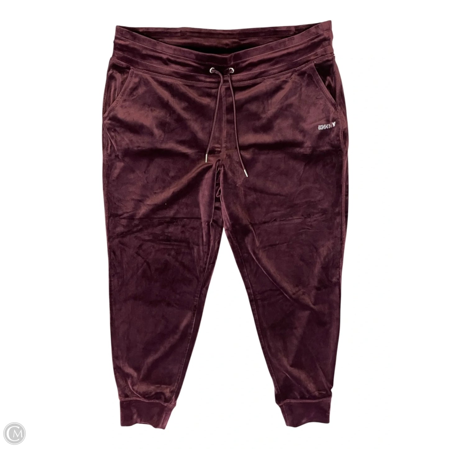 Pants Lounge By Dkny In Maroon, Size: Xl
