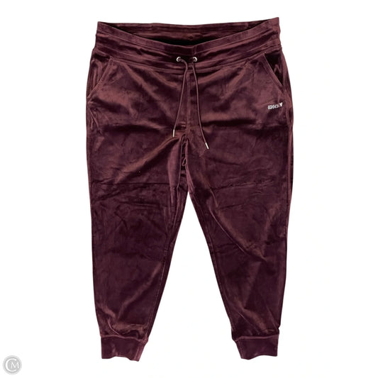Pants Lounge By Dkny In Maroon, Size: Xl