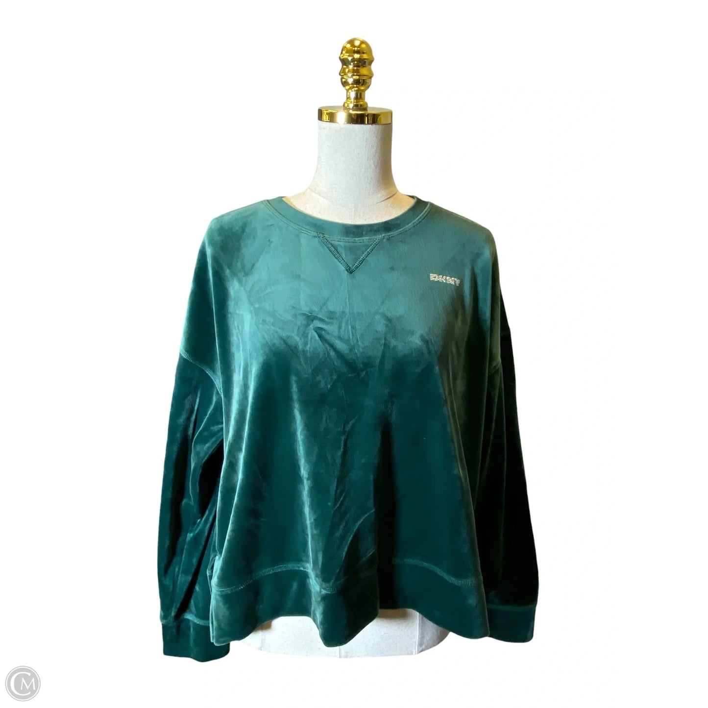 Sweater By Dkny In Green, Size: Xl