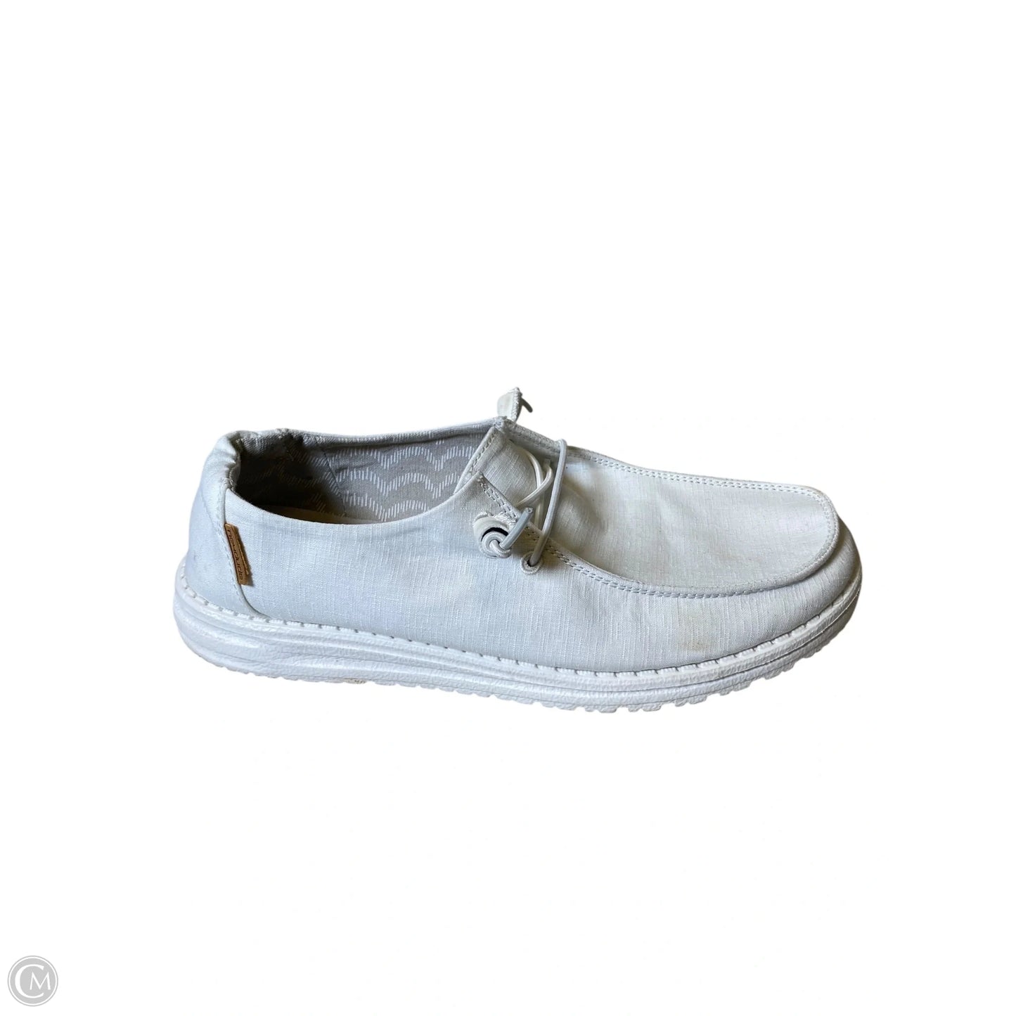 Shoes Flats By Hey Dude In White, Size: 8