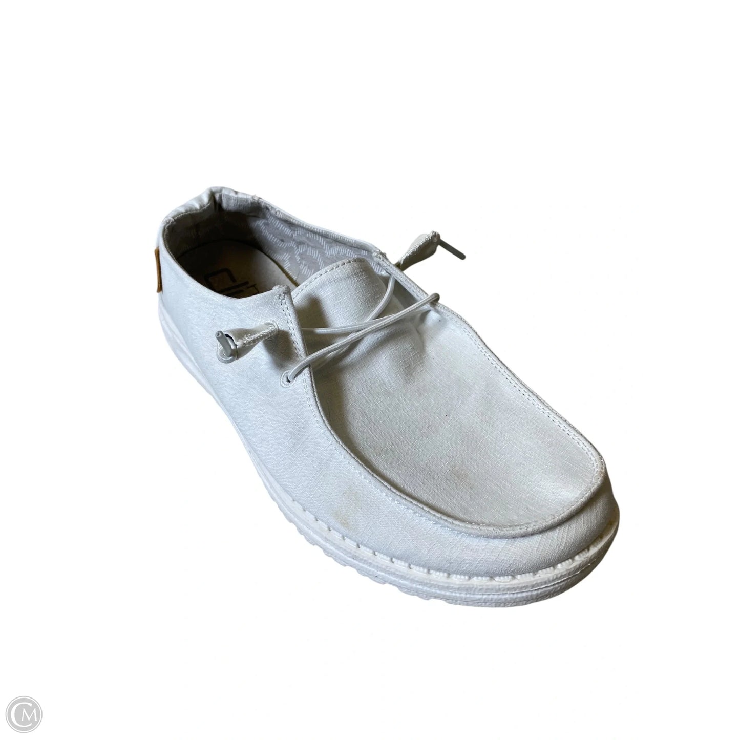 Shoes Flats By Hey Dude In White, Size: 8