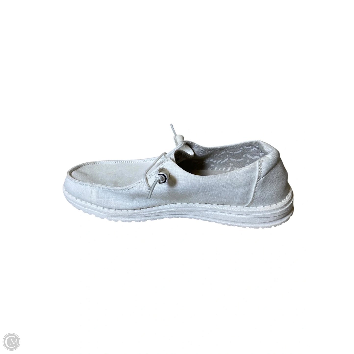 Shoes Flats By Hey Dude In White, Size: 8