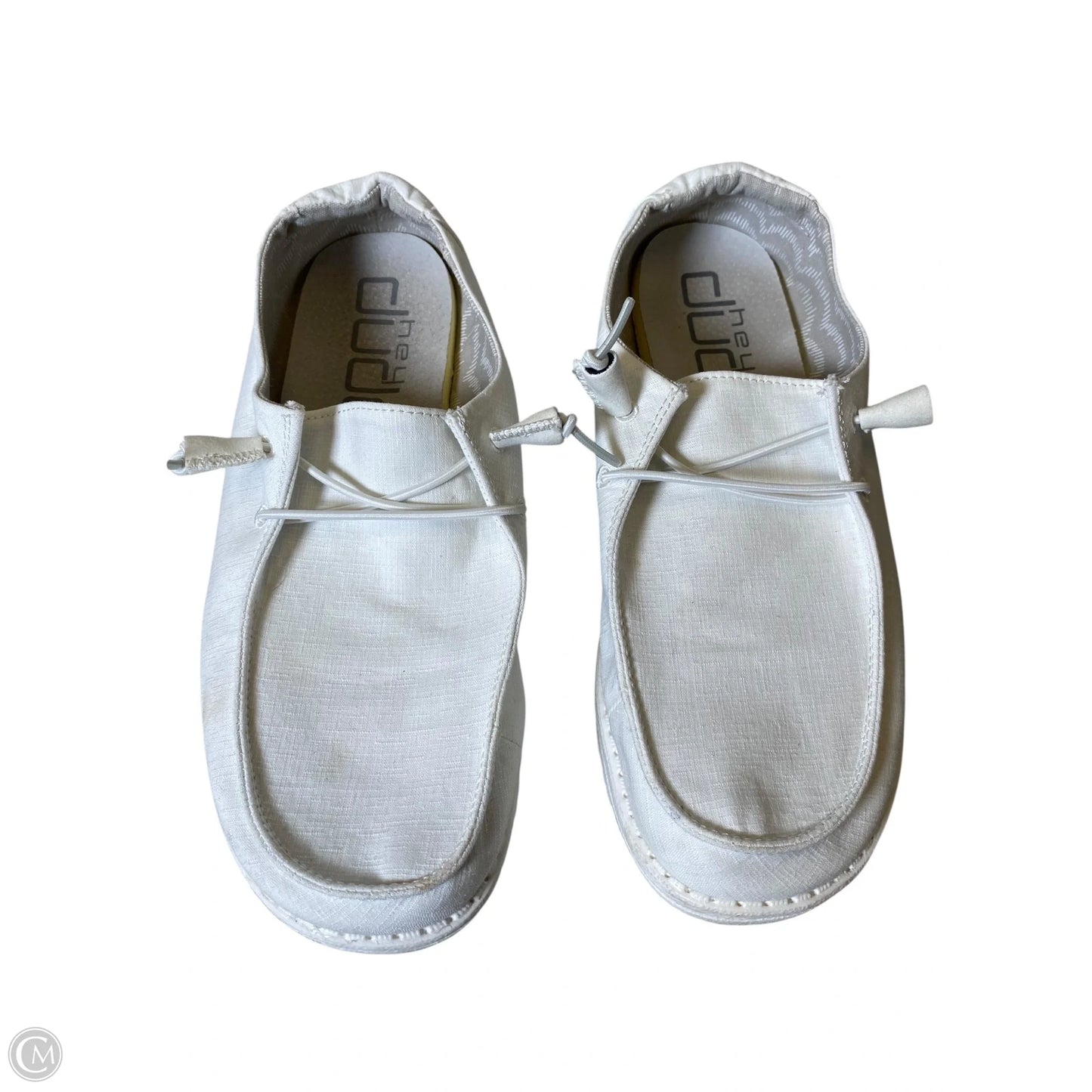Shoes Flats By Hey Dude In White, Size: 8