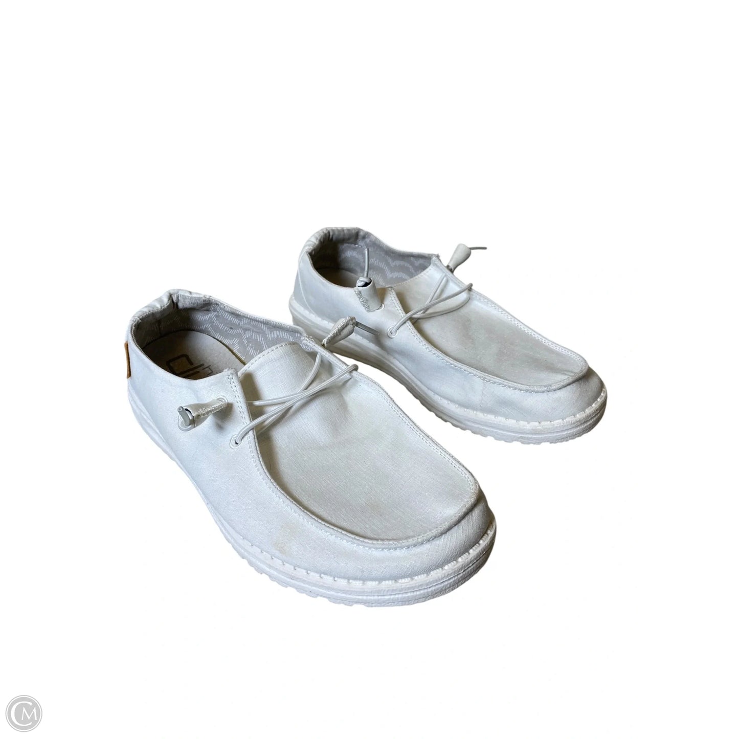 Shoes Flats By Hey Dude In White, Size: 8