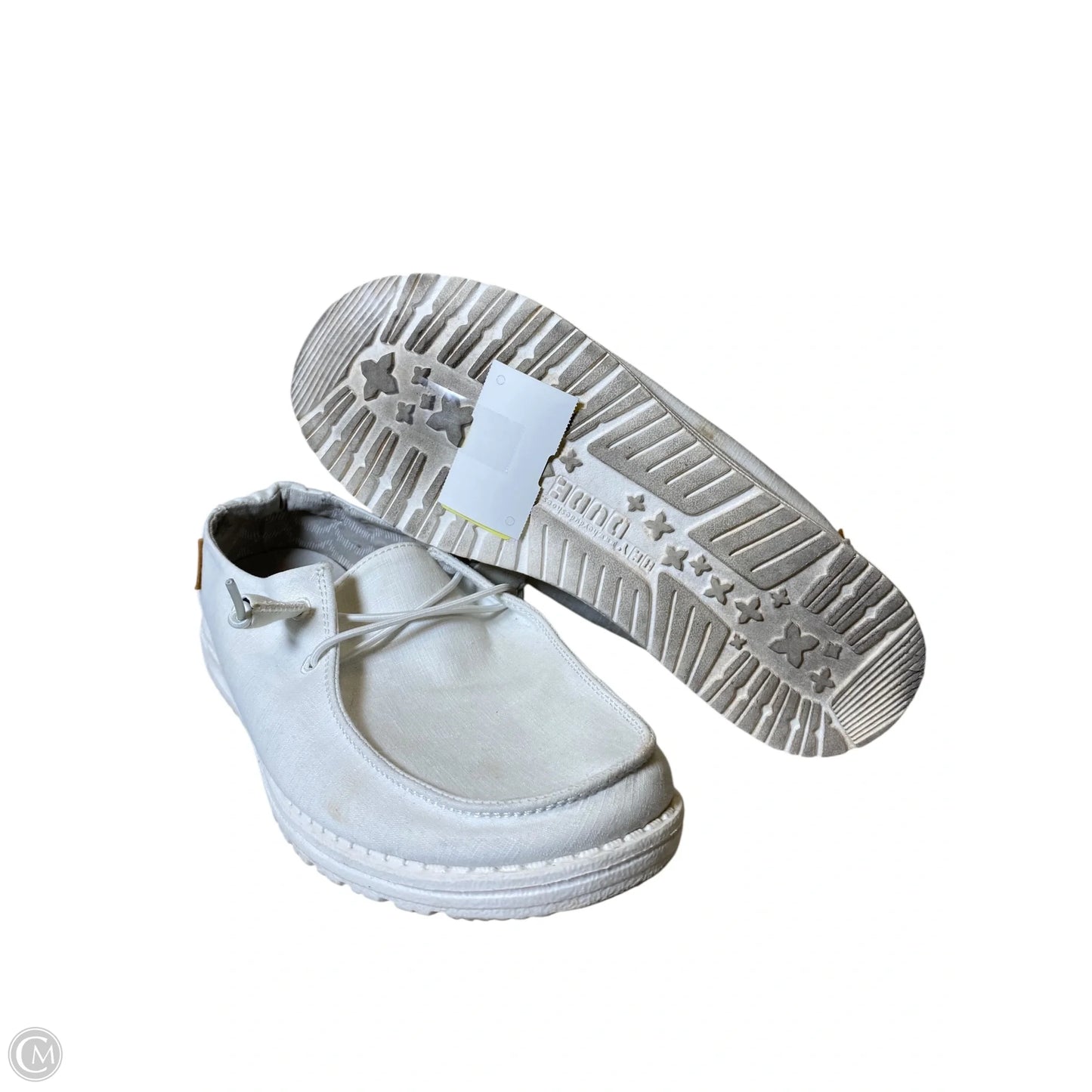 Shoes Flats By Hey Dude In White, Size: 8