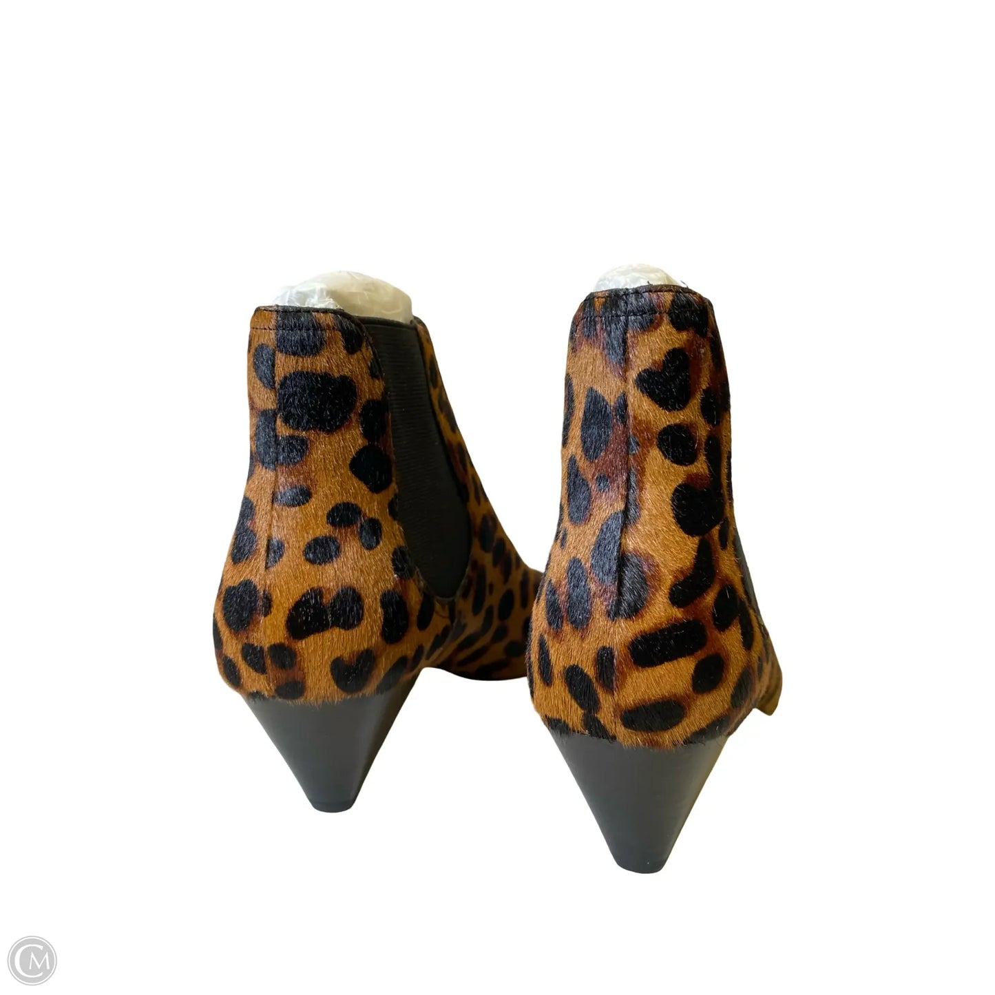Boots Ankle Heels By Joie In Animal Print, Size: 7.5
