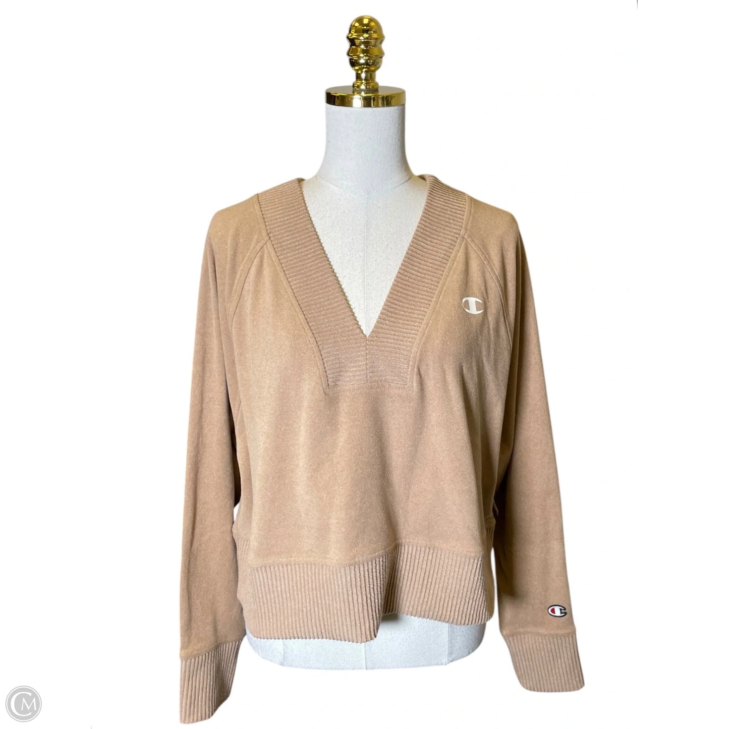 Sweater By Champion In Beige, Size: M