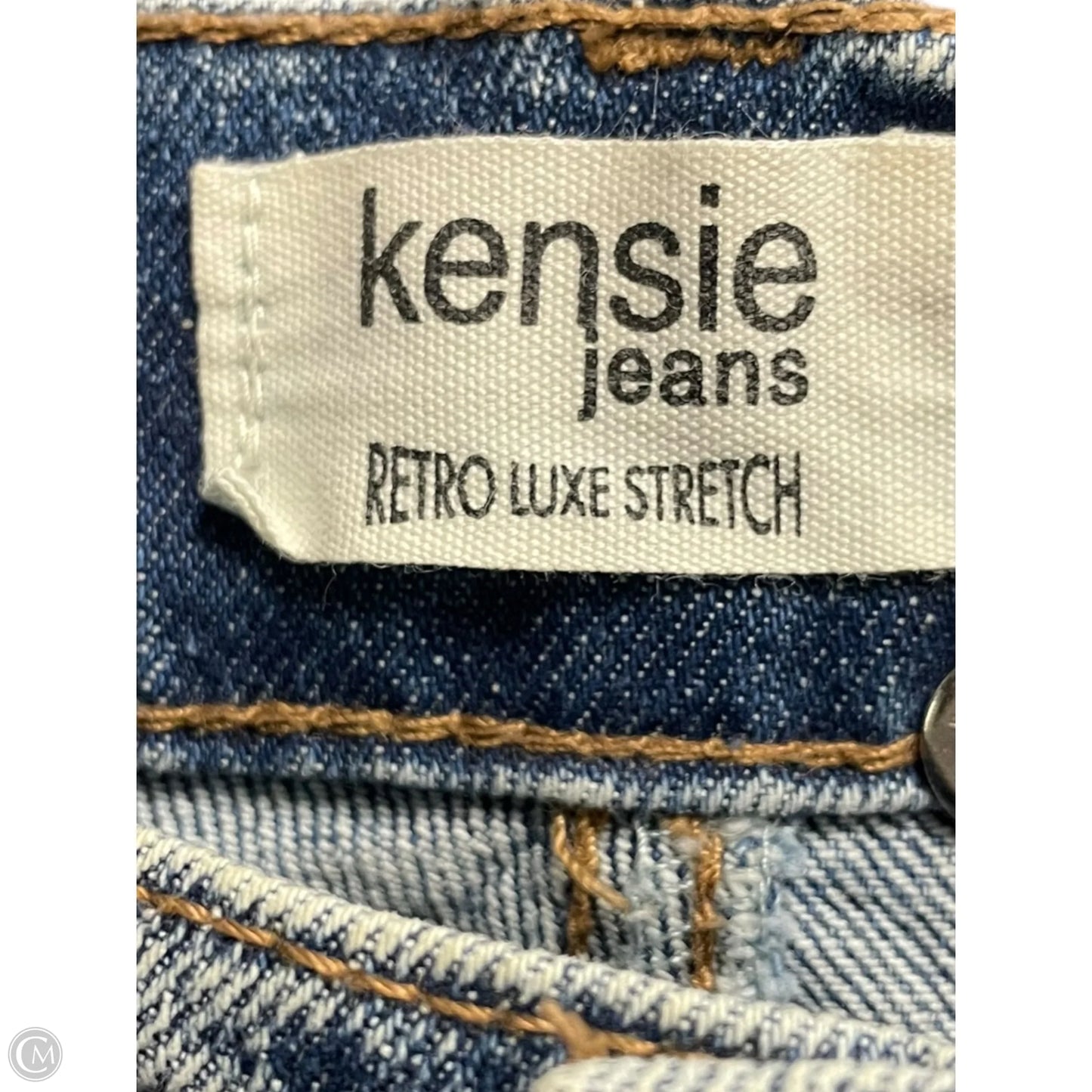 Jeans Straight By Kensie In Blue Denim, Size: 6