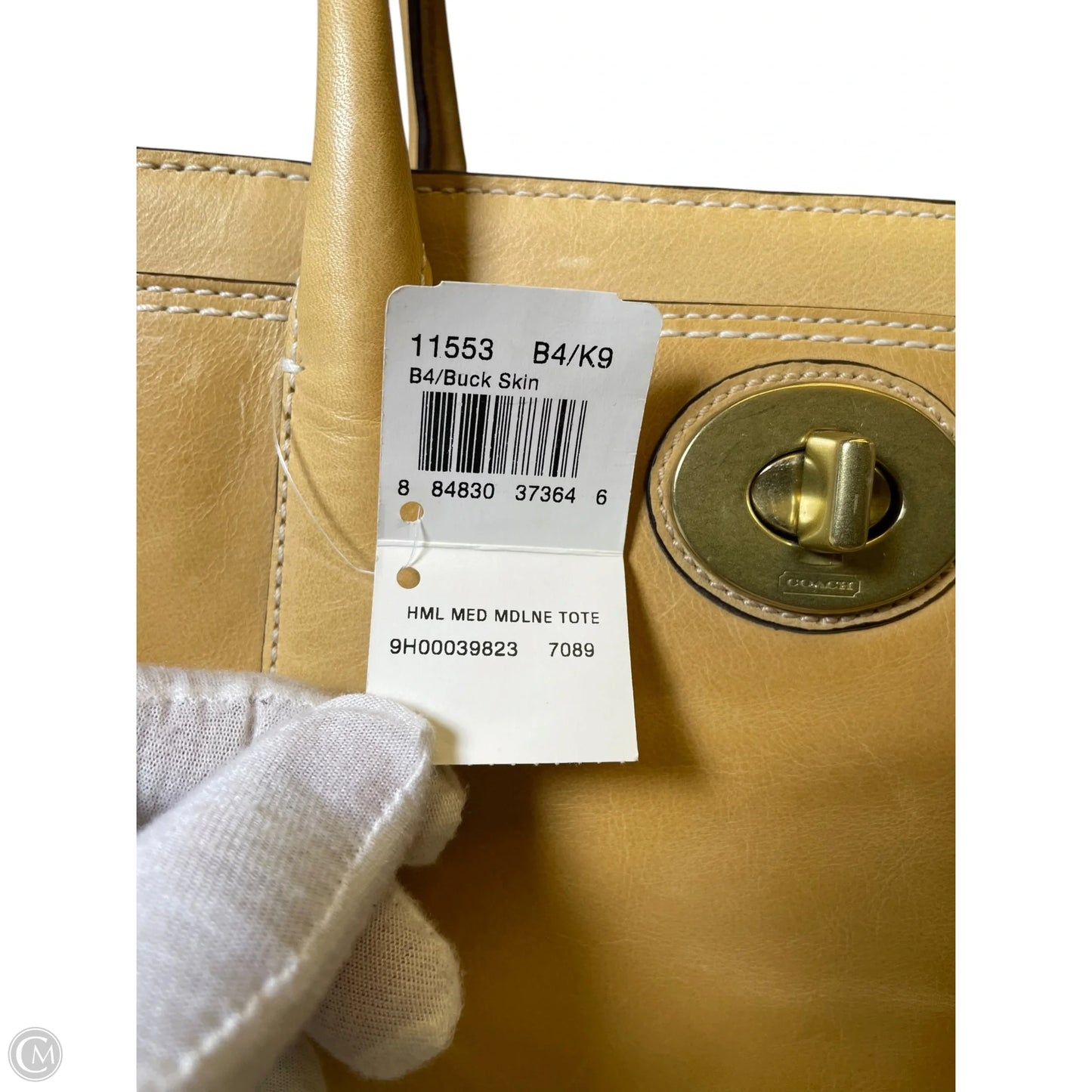 Handbag Designer By Coach, Size: Medium