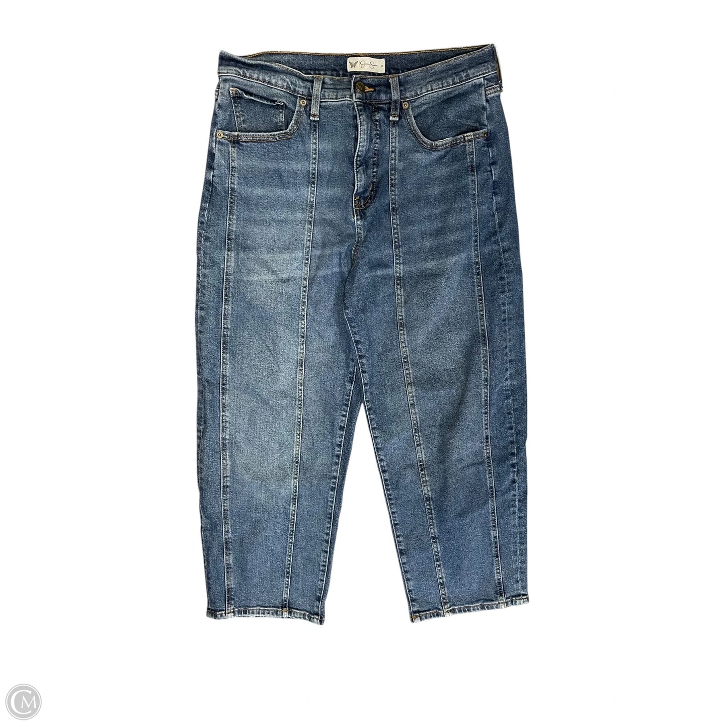 Jeans Wide Leg By Jessica Simpson In Blue Denim, Size: 8
