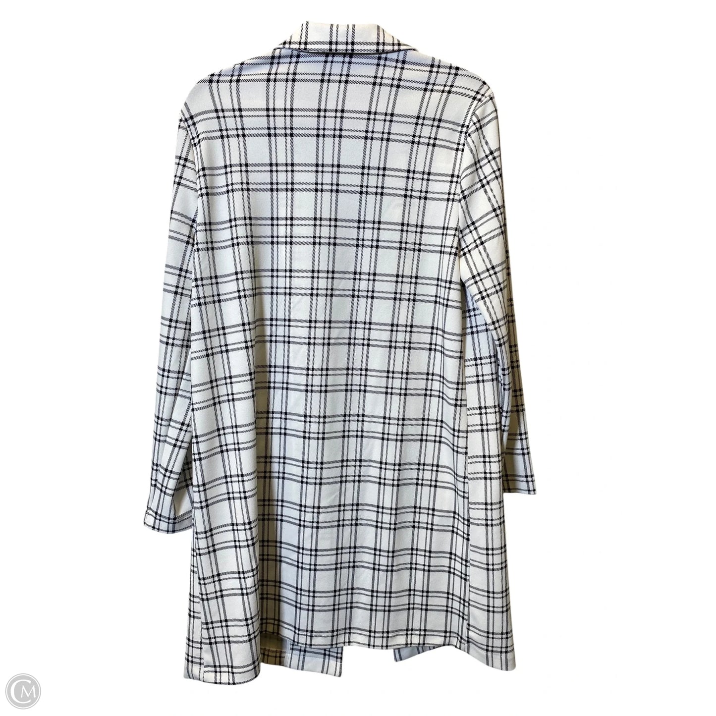 Cardigan By Melloday In Plaid Pattern, Size: M
