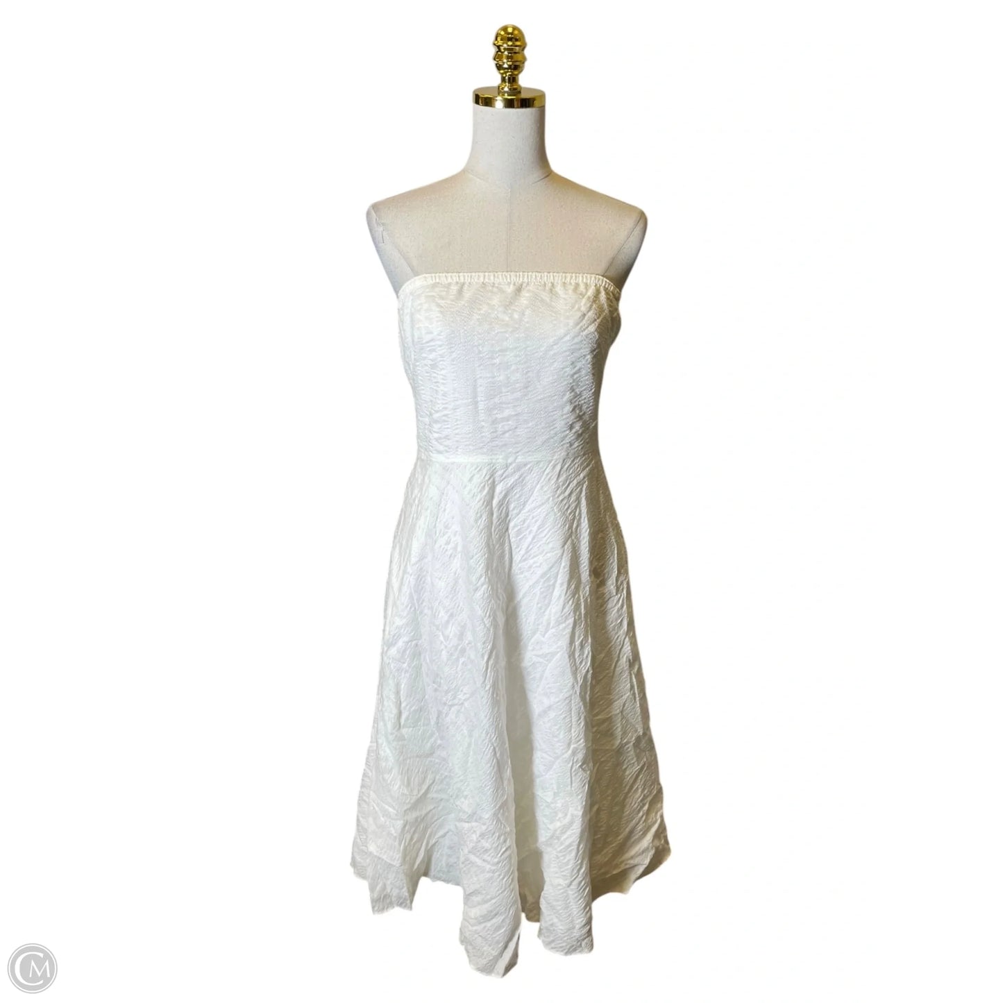 Dress Casual Midi By J. Crew In Cream, Size: 8