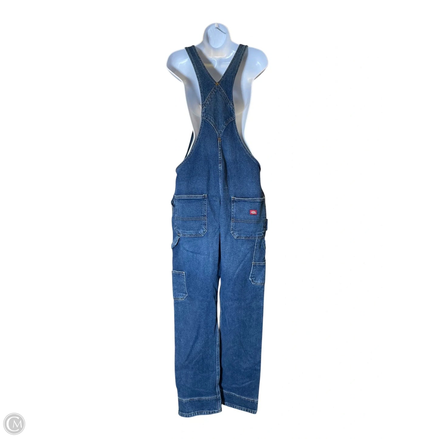 Overalls By Dickies In Blue Denim, Size: M