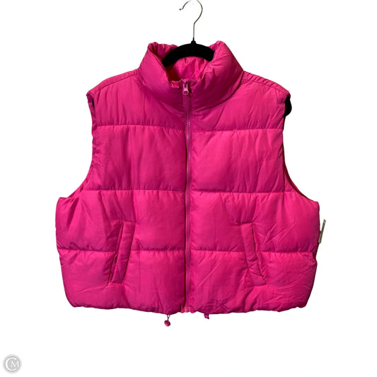 Vest Puffer & Quilted By No Boundaries In Pink, Size: Xxl