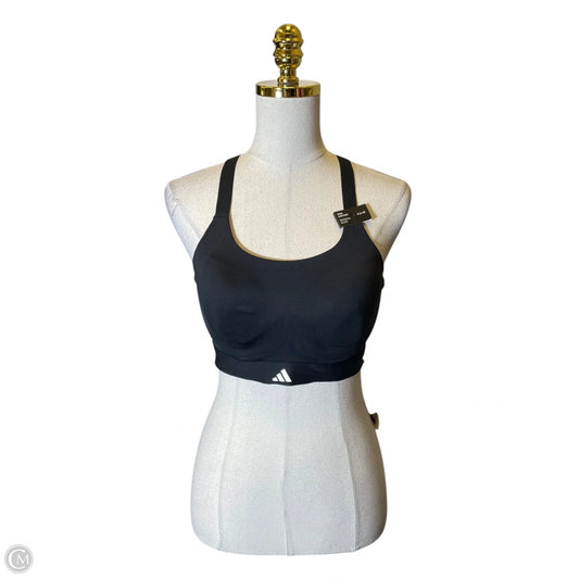 Athletic Bra By Adidas In Black, Size: M