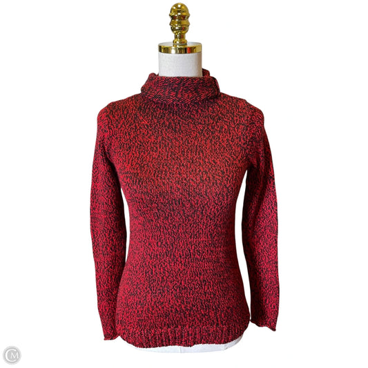 Sweater By Clothes Mentor In Black & Red, Size: S